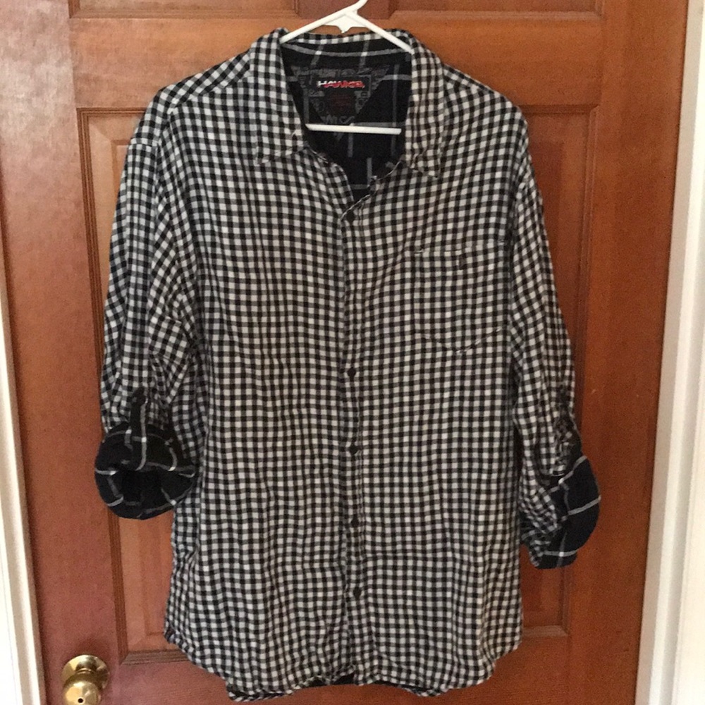 Men’s XL Hawk button down shirt